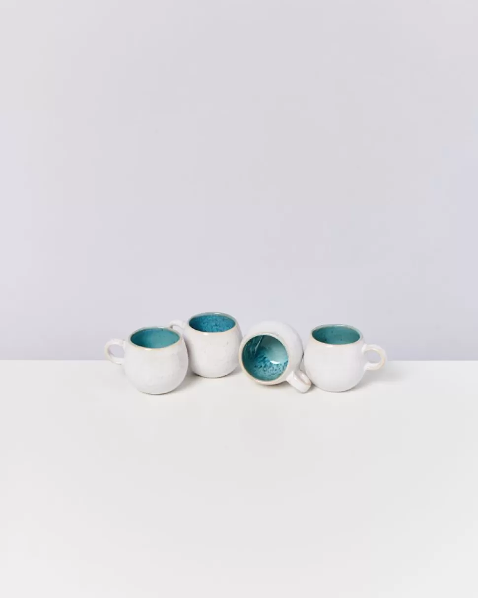 Motel a Miio Areia 4Er Set Espressotasse Aqua | Tassen & Becher Sets