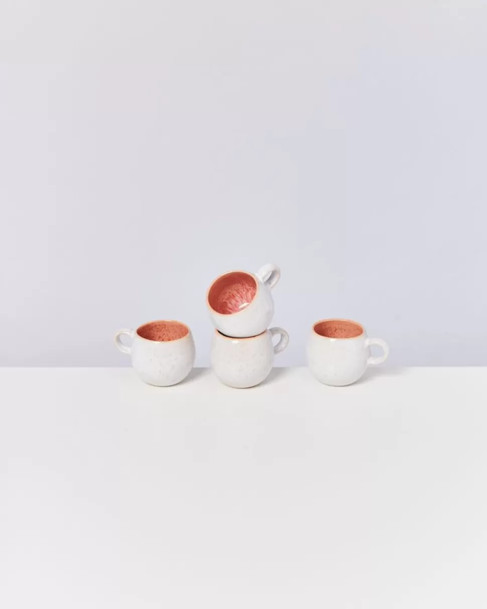 Motel a Miio Areia 4Er Set Espressotasse Pink | 4 Teilige Sets