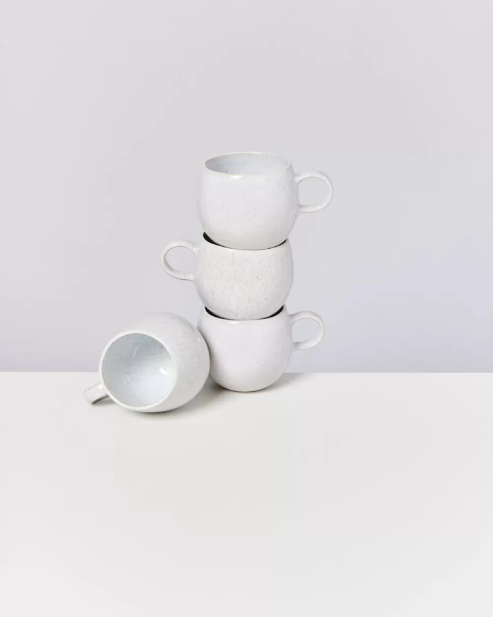 Motel a Miio Areia 4Er Set Tasse Gros Weis | 4 Teilige Sets