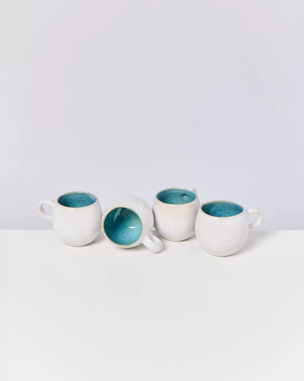 Motel a Miio Areia 4Er Set Tasse Klein Aqua | 4 Teilige Sets