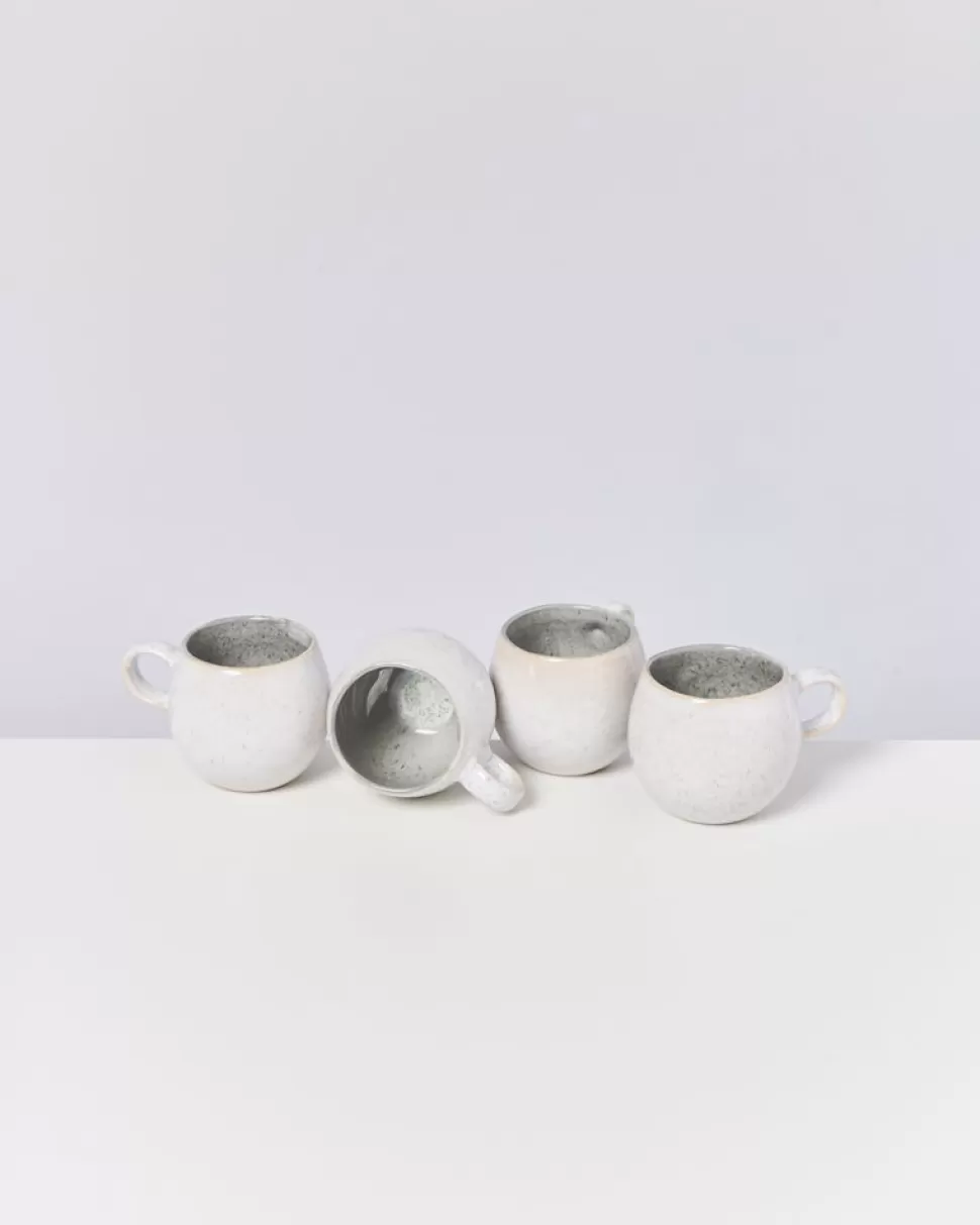 Motel a Miio Areia 4Er Set Tasse Klein Grau | 4 Teilige Sets