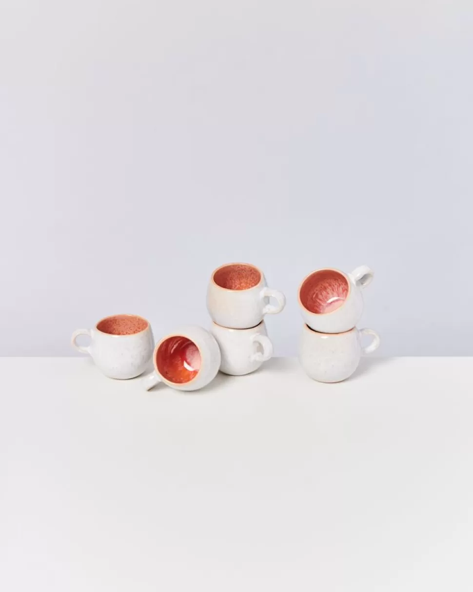 Motel a Miio Areia 6Er Set Espressotasse Pink | Tassen & Becher Sets