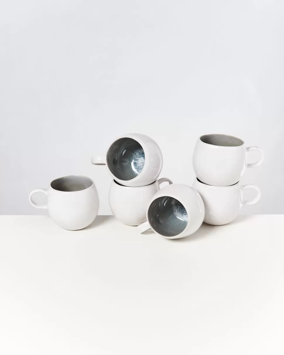 Motel a Miio Areia 6Er Set Tasse Gros Grau | Tassen & Becher Sets