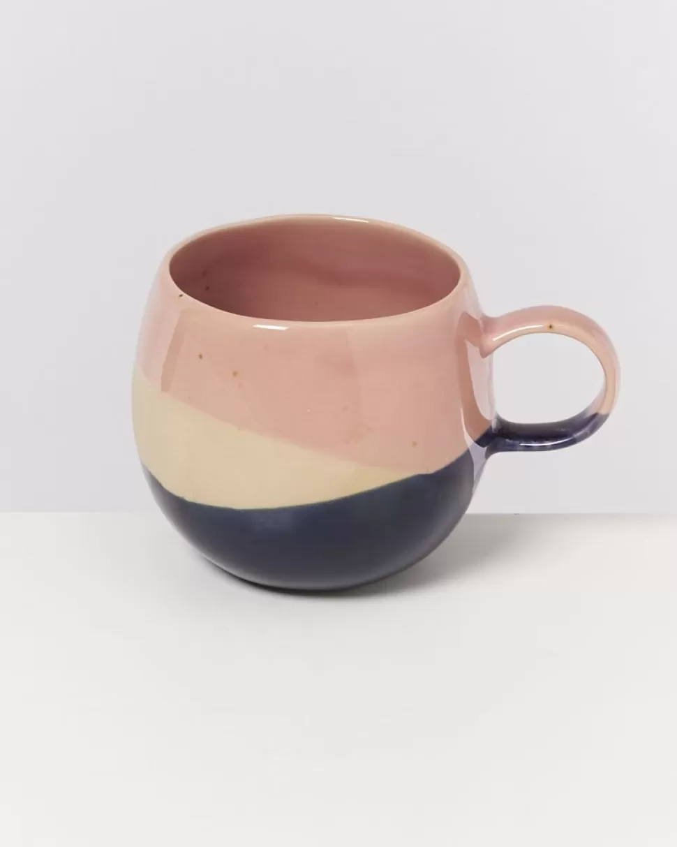 Motel a Miio Bica Tasse Gros Pink Navy Cream | Große Tassen