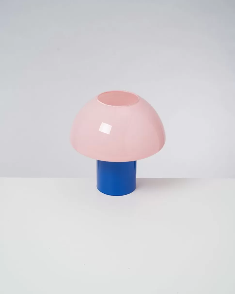 Motel a Miio Cogumelo Glaslampe Rosa Blau | Lampen