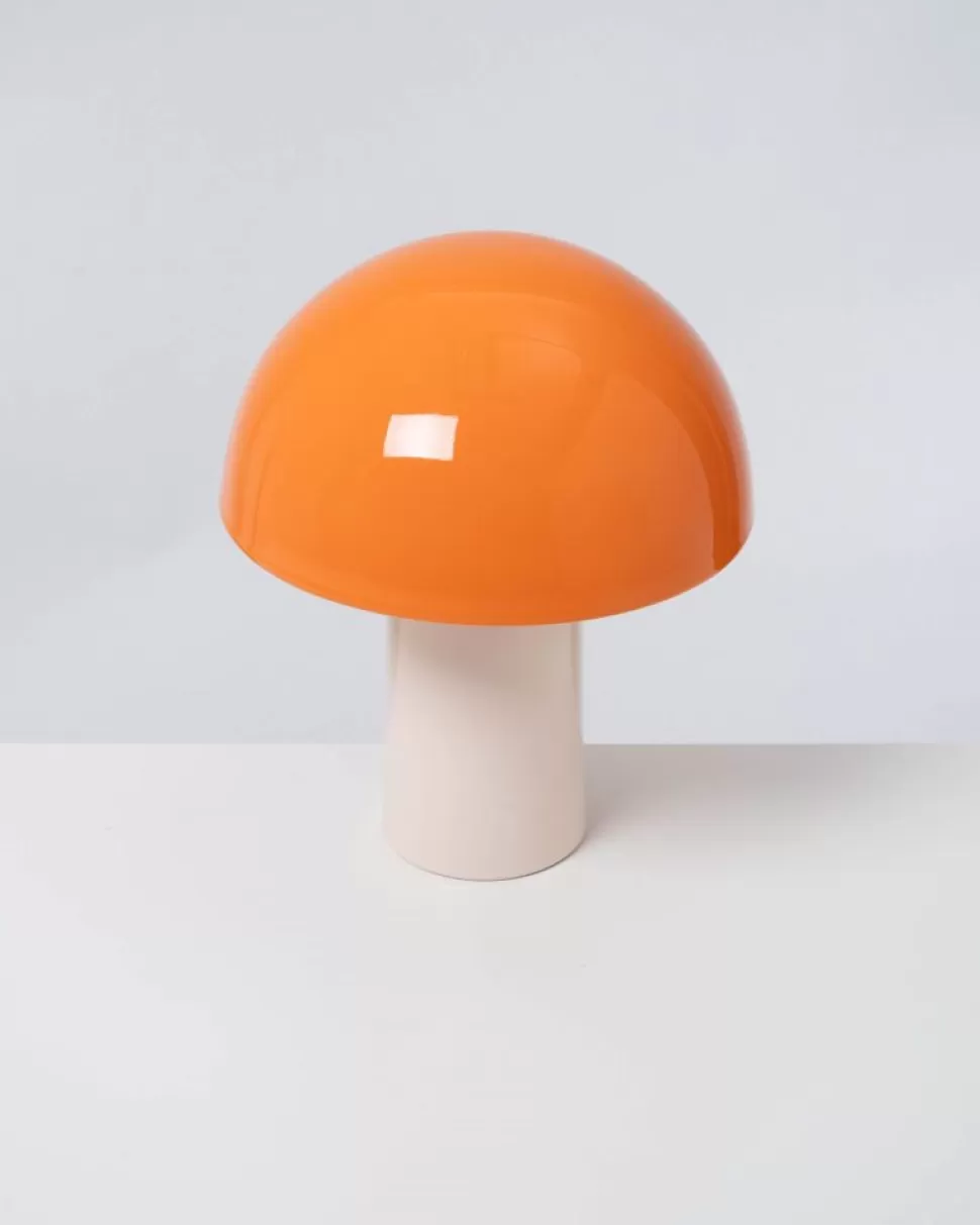 Motel a Miio Cogumelo Keramiklampe Orange Sand | Lampen