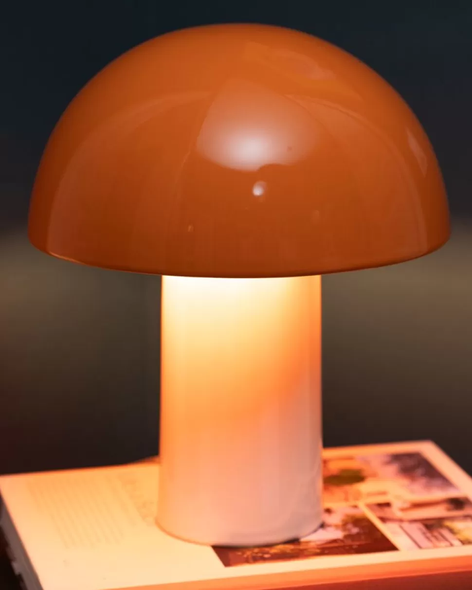 Motel a Miio Cogumelo Keramiklampe Orange Sand | Lampen