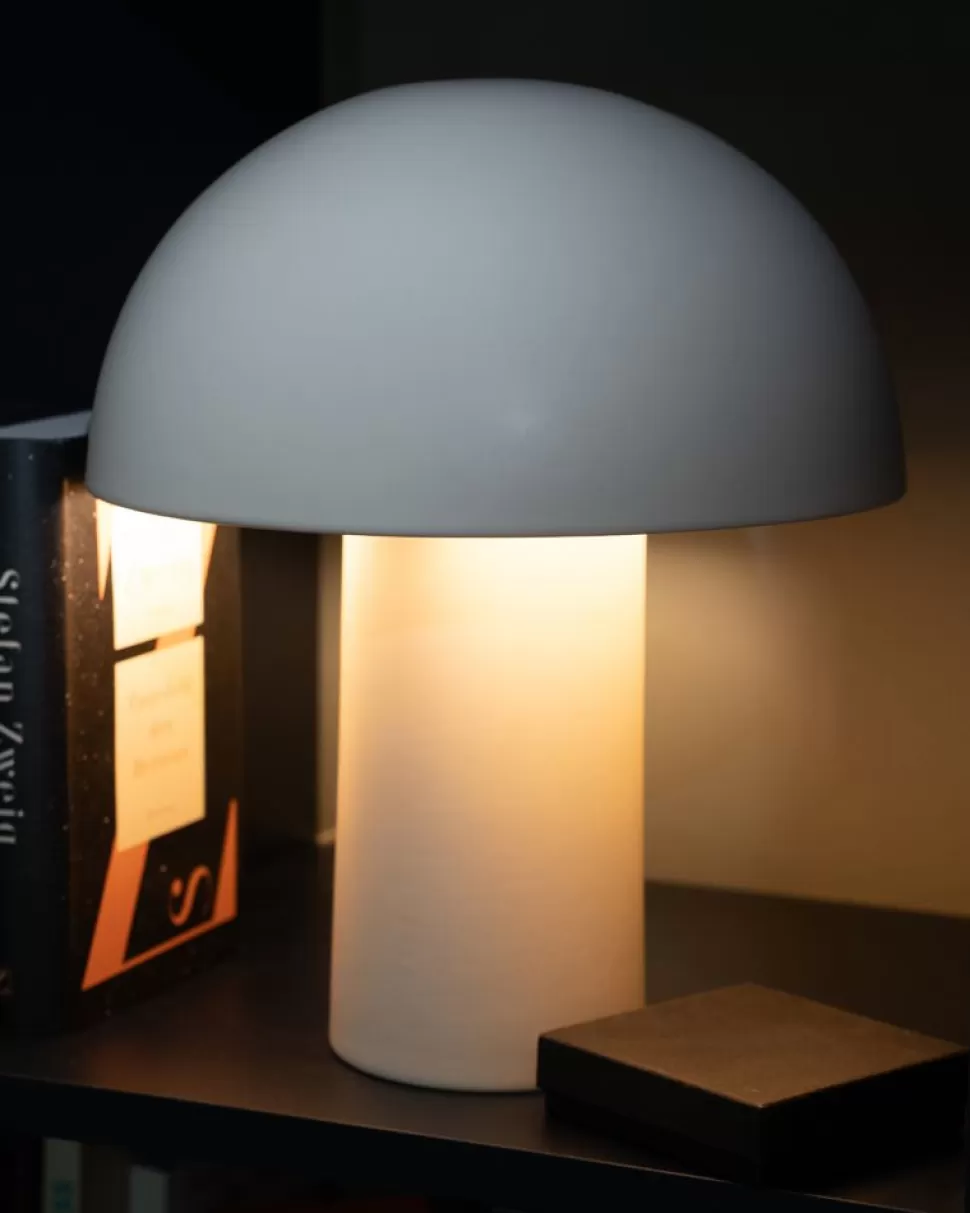 Motel a Miio Cogumelo Keramiklampe Sand | Lampen