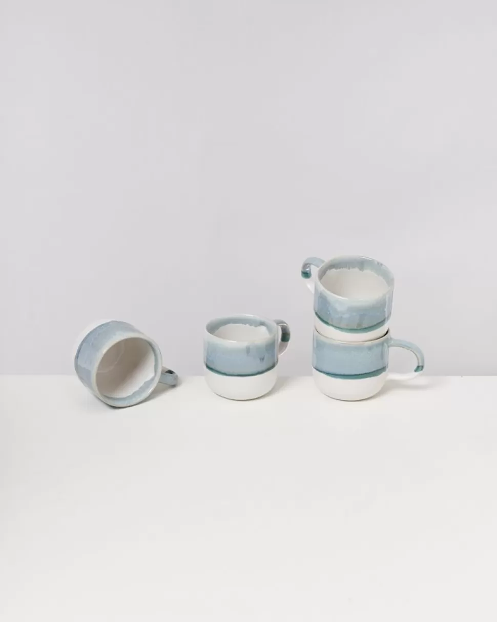 Motel a Miio Coimbra 4Er Set Tasse Gros Graublau | Tassen & Becher