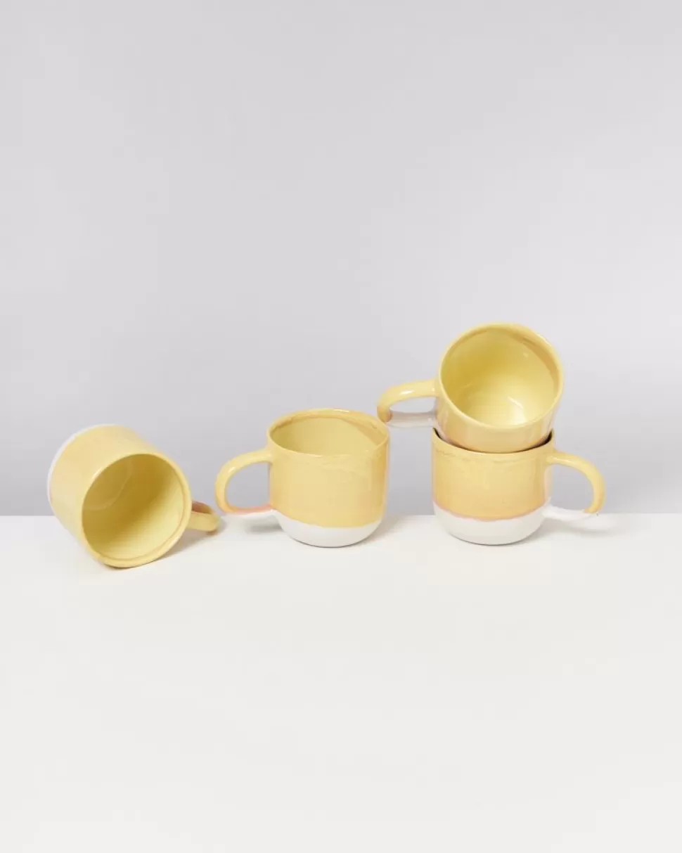 Motel a Miio Coimbra 4Er Set Teetasse Gelb | Tassen & Becher