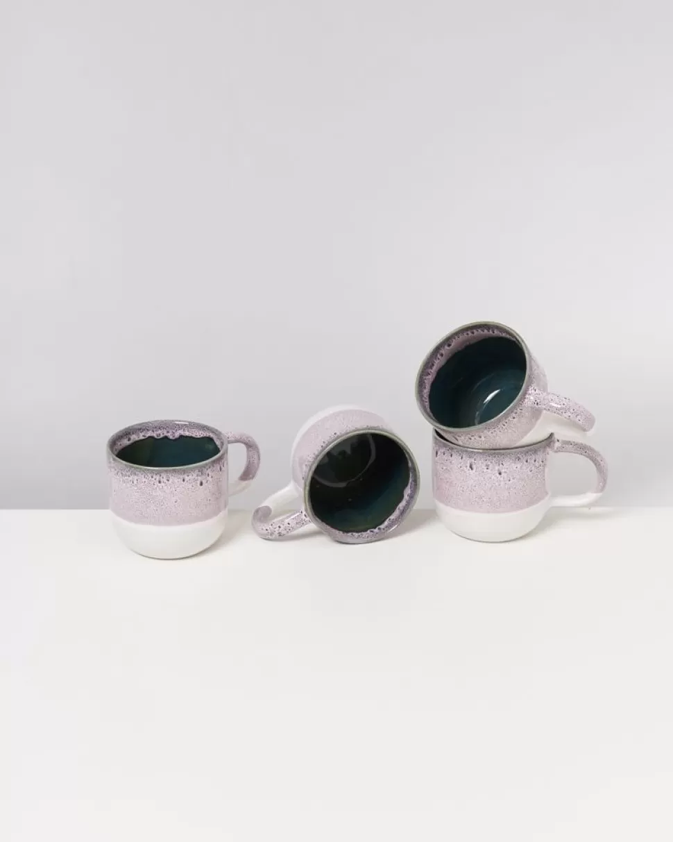 Motel a Miio Coimbra 4Er Set Teetasse Rosa Grun | Tassen & Becher Sets