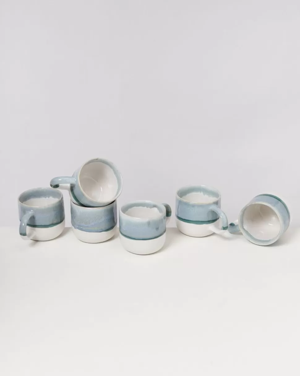 Motel a Miio Coimbra 6Er Set Tasse Gros Graublau | Tassen & Becher