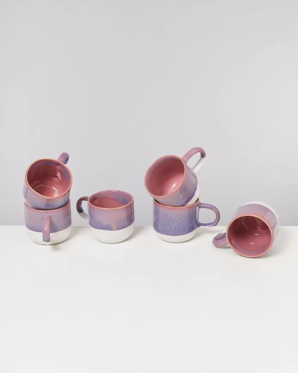 Motel a Miio Coimbra 6Er Set Tasse Gros Lila Rosa | 6 Teilige Sets