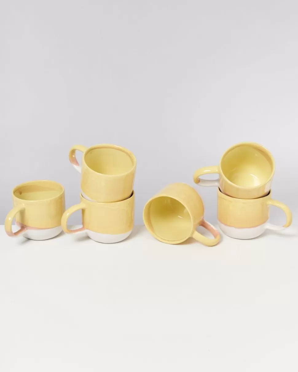 Motel a Miio Coimbra 6Er Set Teetasse Gelb | Tassen & Becher