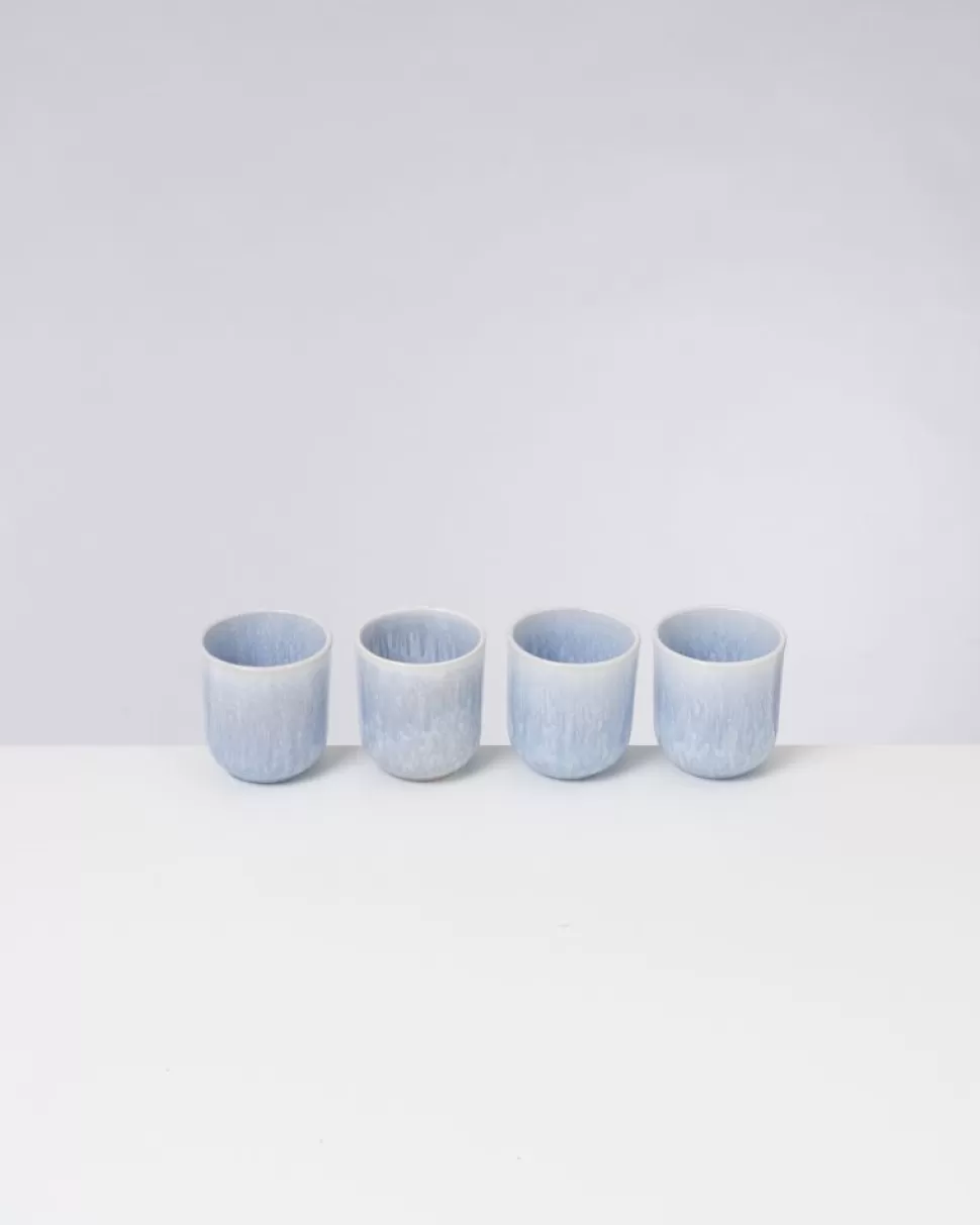 Motel a Miio Copa Alto 4Er Set Becher Klein Blau | Tassen & Becher Sets