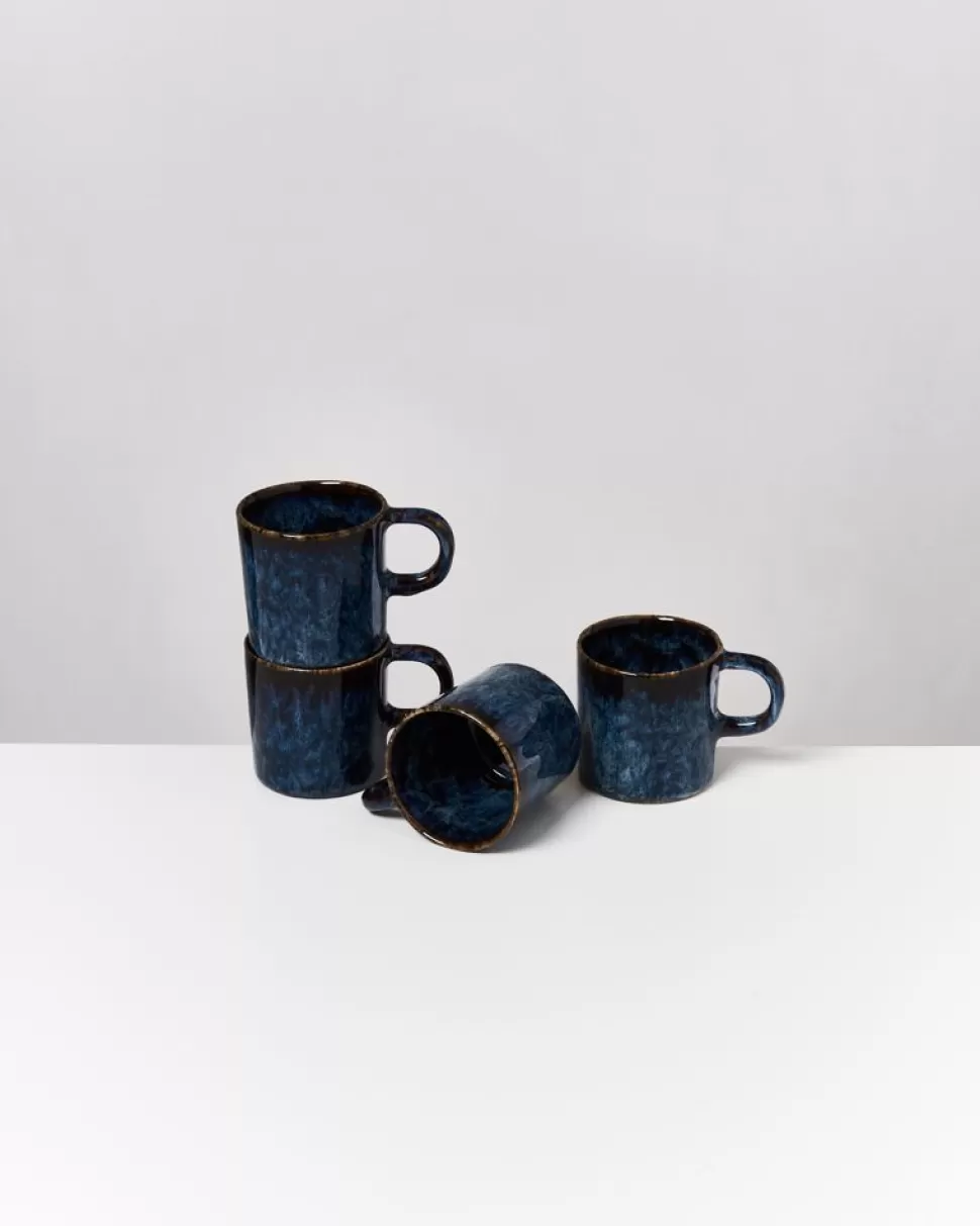 Motel a Miio Cordoama 4Er Set Tasse Gros Dunkelblau | Tassen & Becher Sets