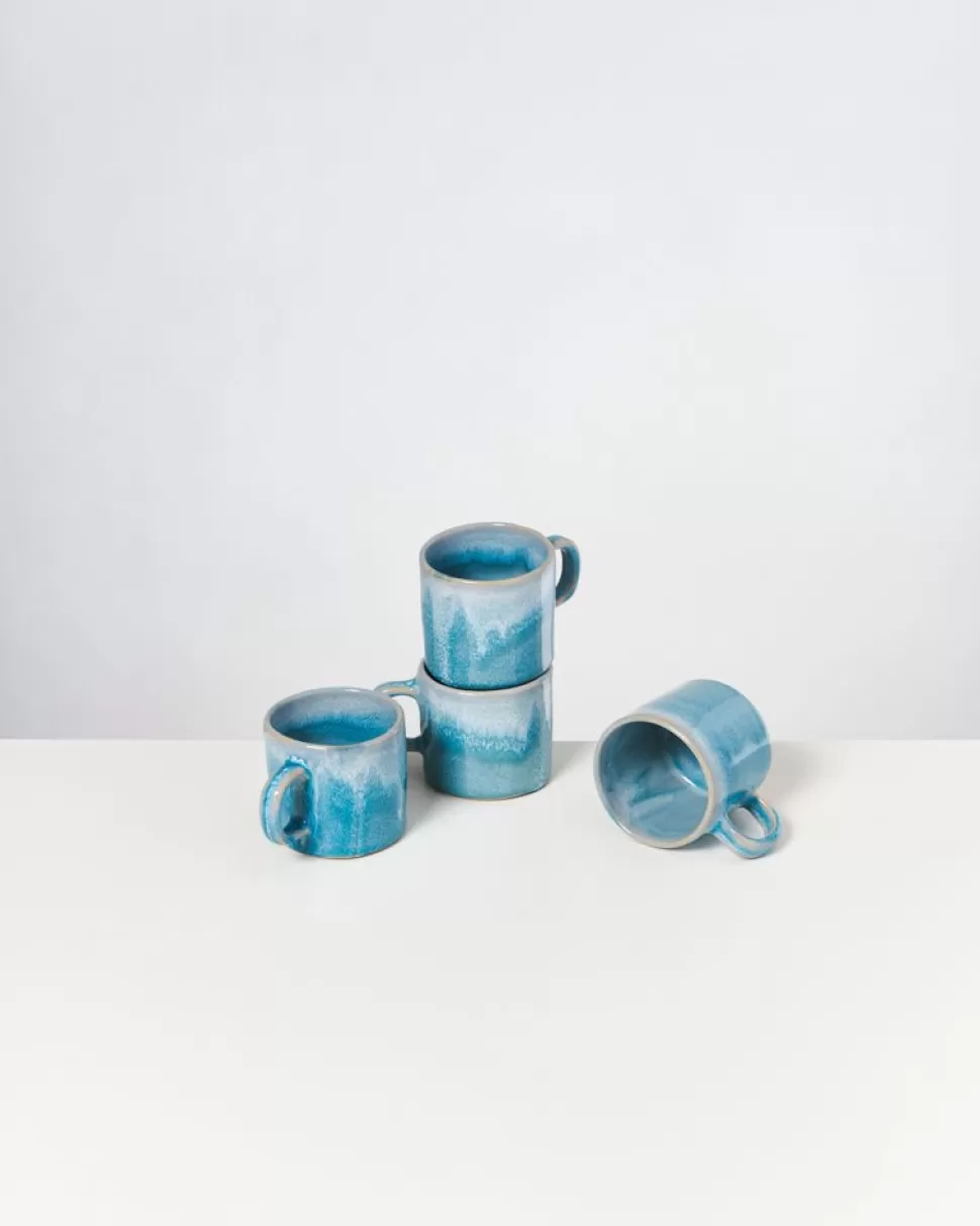 Motel a Miio Cordoama 4Er Set Tasse Klein Aqua | Tassen & Becher Sets