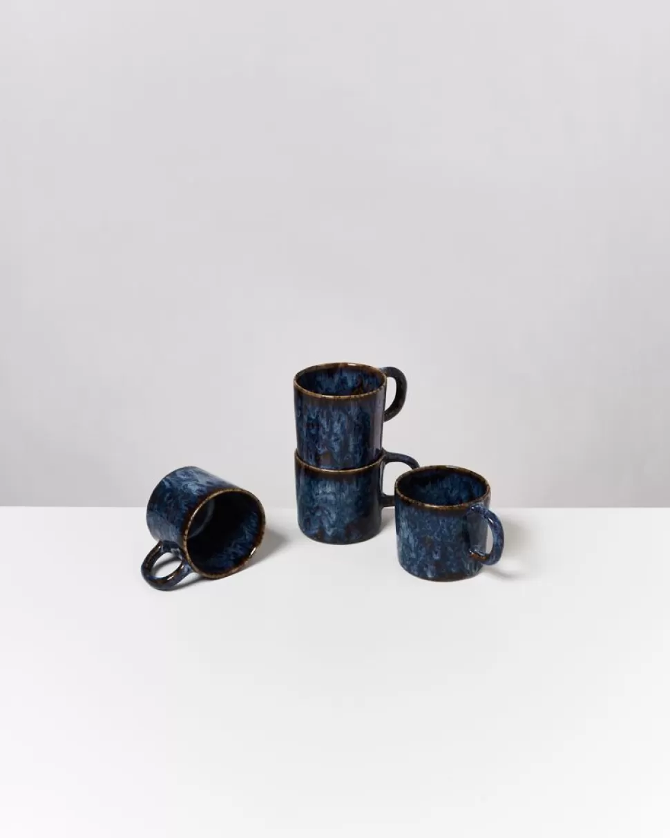 Motel a Miio Cordoama 4Er Set Tasse Klein Dunkelblau | Tassen & Becher Sets