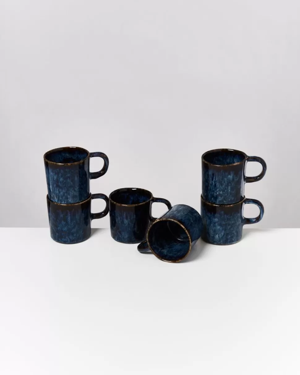 Motel a Miio Cordoama 6Er Set Tasse Gros Dunkelblau | Tassen & Becher Sets