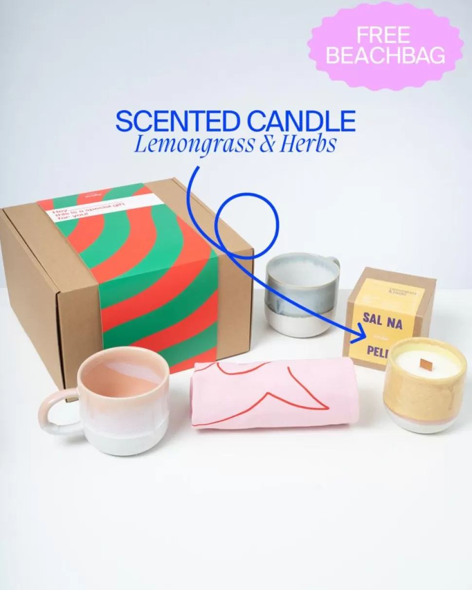 Motel a Miio Geschenkbox - 2 X Coimbra Teetasse & 1 X Duftkerze | Tassen & Becher