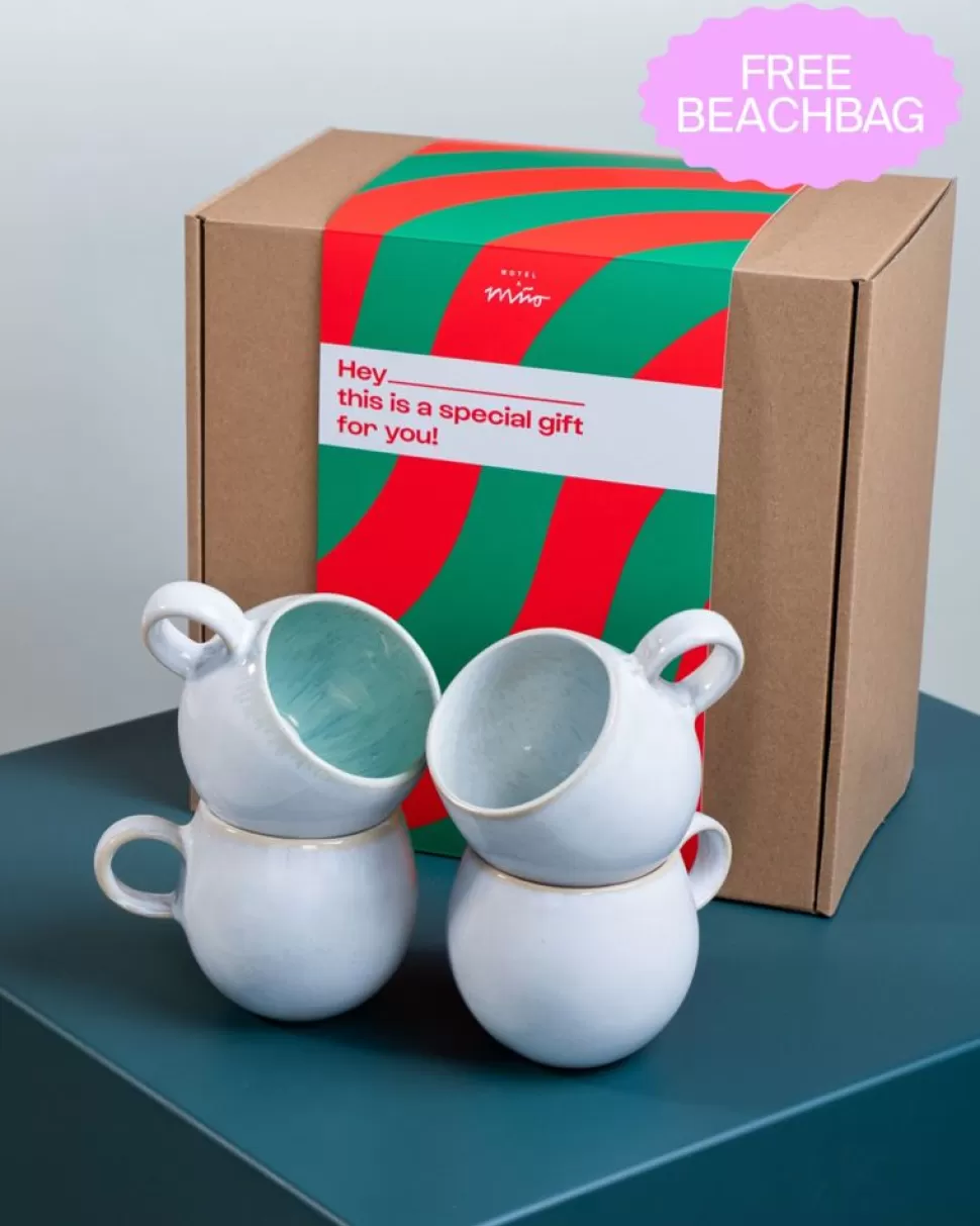 Motel a Miio Geschenkbox - 4 X Areia Tasse Gros | Große Tassen