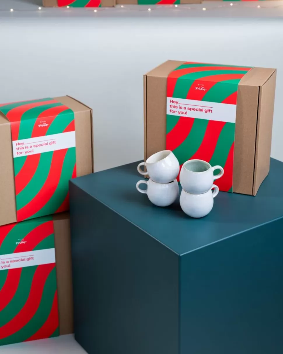 Motel a Miio Geschenkbox - 4 X Areia Tasse Klein | Kleine Tassen