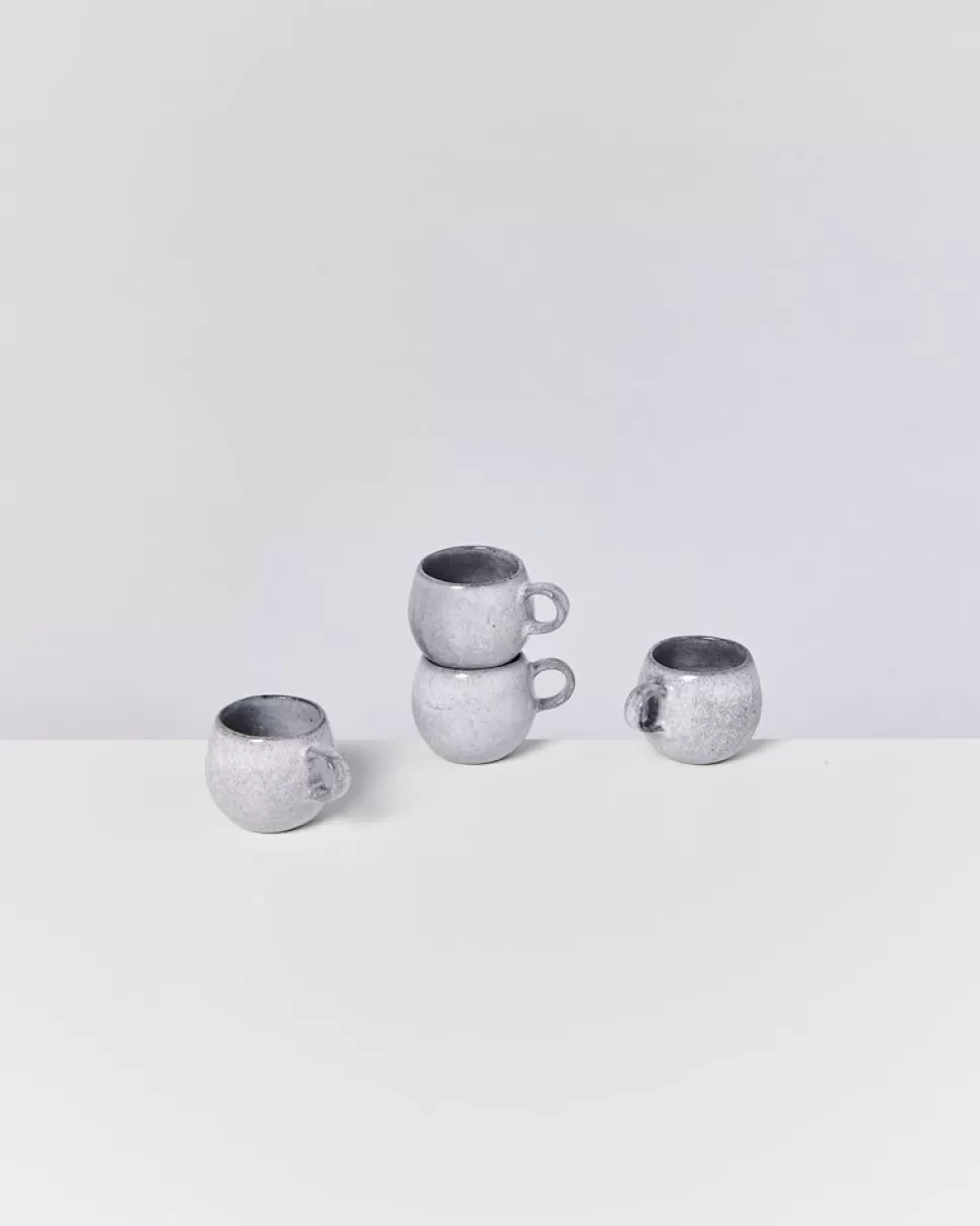 Motel a Miio Mae 4Er Set Espressotasse Grau | Tassen & Becher