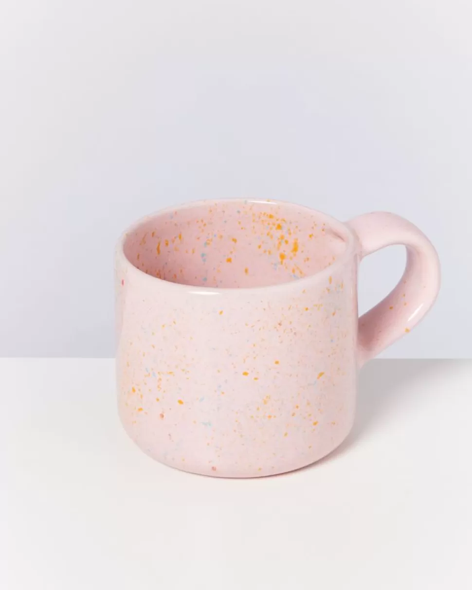 Motel a Miio Nodoa 4Er Set Tasse Rosa Gesprenkelt | Tassen & Becher