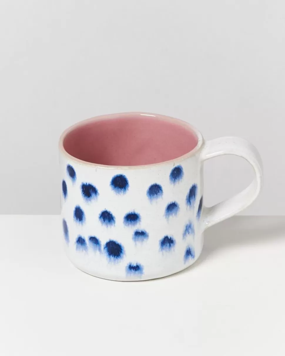 Motel a Miio Nodoa 4Er Set Tasse Rosa Mit Punkten | Tassen & Becher Sets