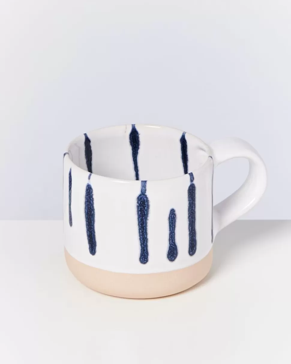 Motel a Miio Nodoa 4Er Set Tasse Weis Blau | Tassen & Becher Sets