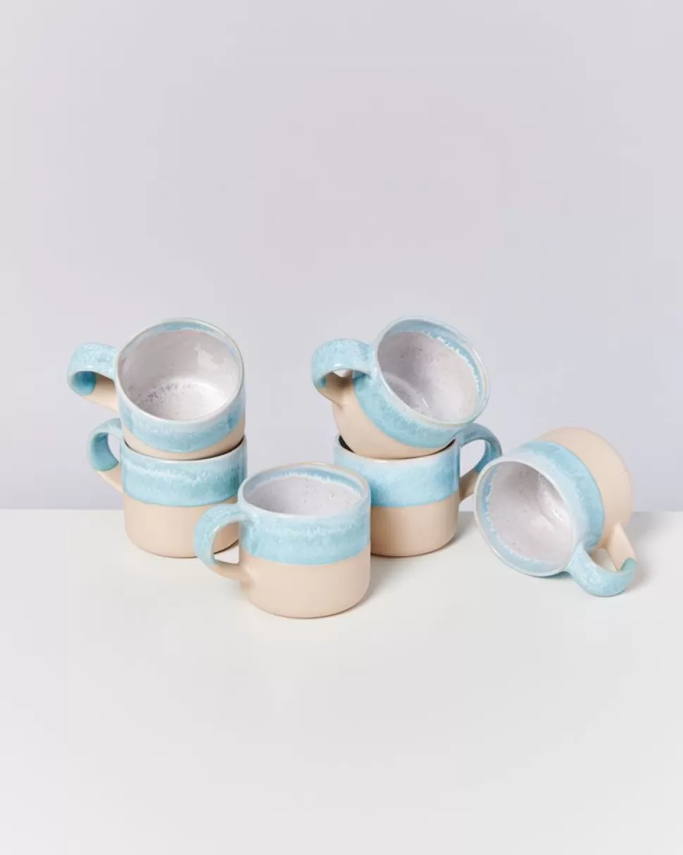 Motel a Miio Nodoa 6Er Set Tasse Blue Dipped | Tassen & Becher Sets