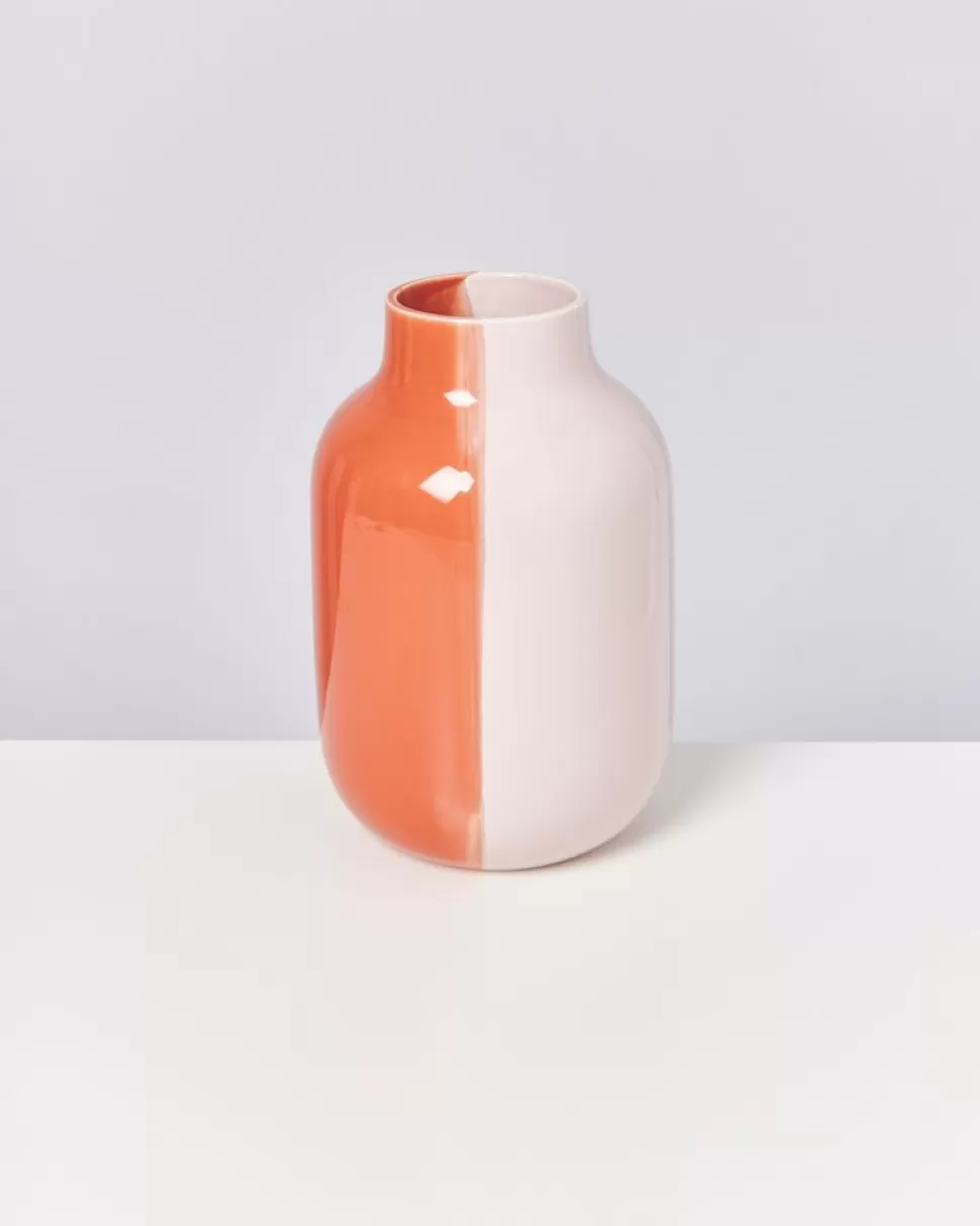 Motel a Miio Nuno Vase L Half Coral Rose | Nuno L