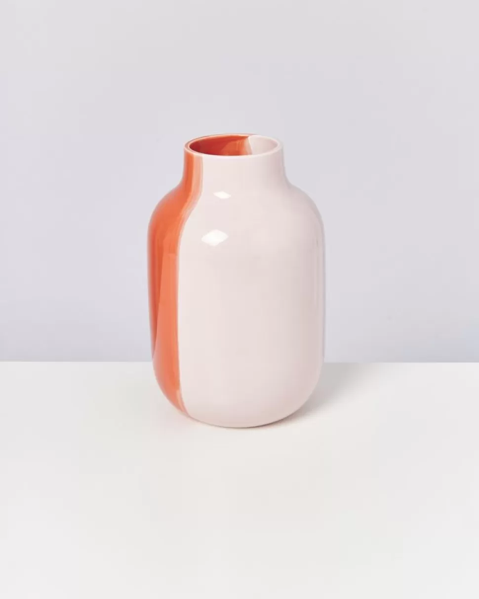 Motel a Miio Nuno Vase L Half Coral Rose | Nuno L